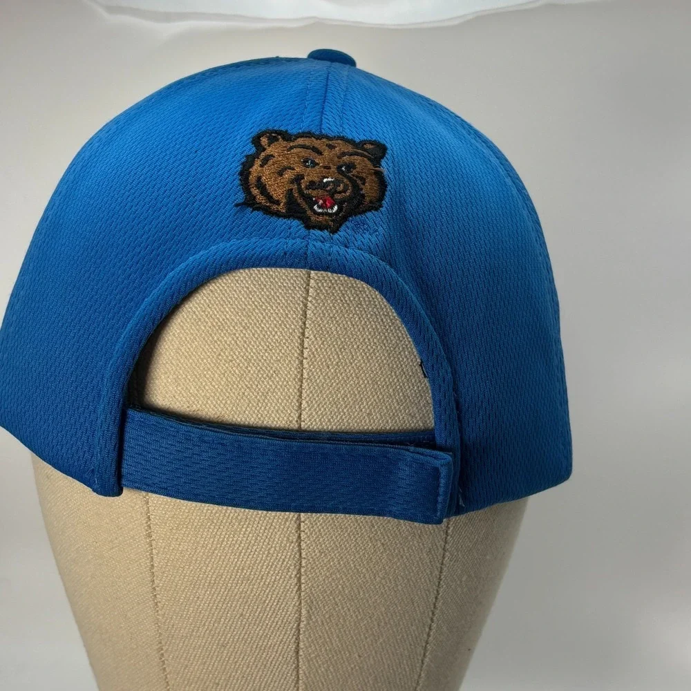 UCLA Bruins Hat Blue Gold‎ Script Logo Adjustable Mesh Cap Collegiate Headwear